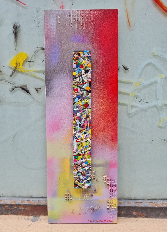 Impressions 2 2025 42,5x14,5 Acryl-Lack auf Holz € 150